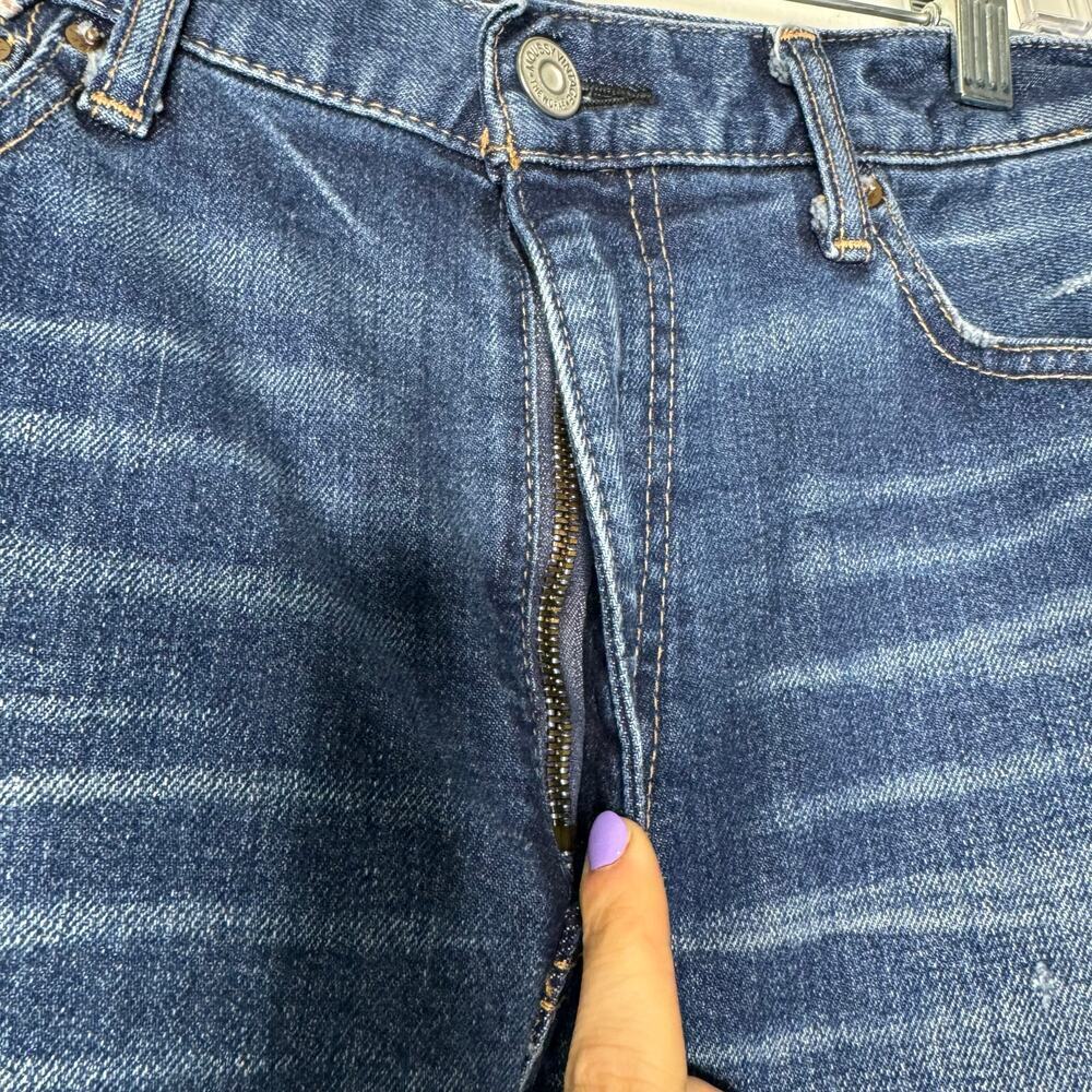 Moussy Vintage Rhode Cropped Flare Jeans Size 28 - Picture 7 of 11
